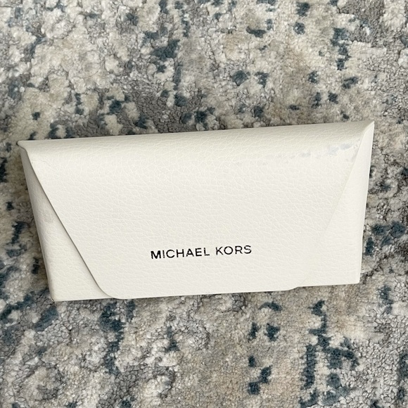 Michael Kors sunglasses case white color